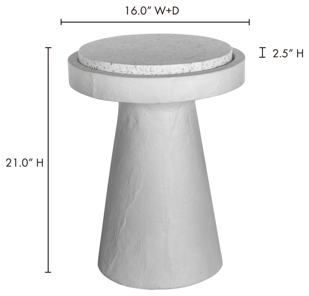 Book Accent Table White