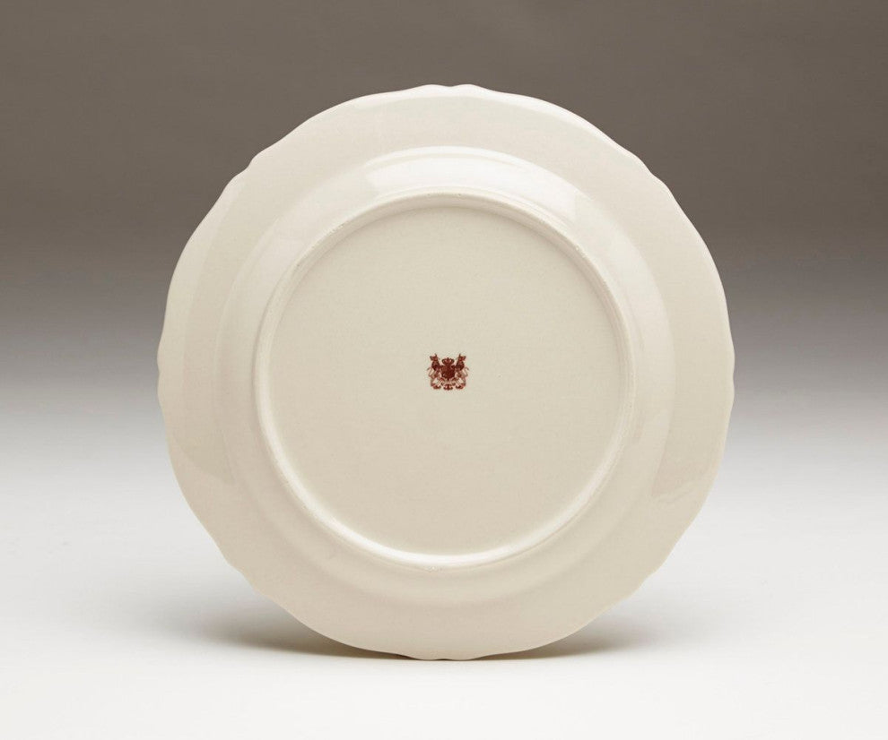 Marquise Porcelain Decorative 10" Dinner Plate, Brown