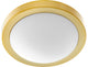 13" Contempo Ceiling Flush Mount, Aged Brass