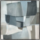 30x30 Gio II, Framed Artwork, Silver