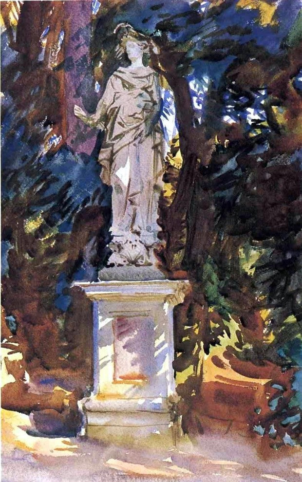 John Singer Sargent Boboli, 18"x27" Wall Decal Print