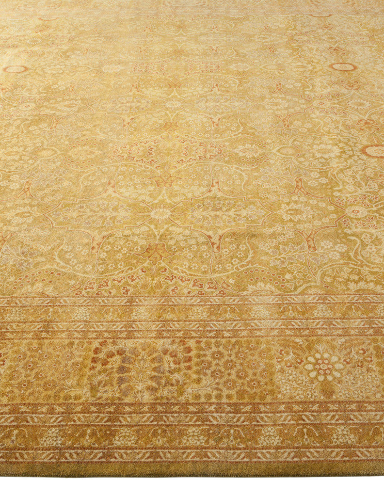 Mogul, One-of-a-Kind Hand-Knotted Area Rug Green, 9'4"x11'10"