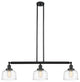 INNOVATIONS 213-BK-G713-LED 3-Light Island Light Matte Black