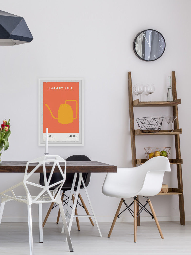"Minimalist Poster No 19" Framed Painting Print, 30x45