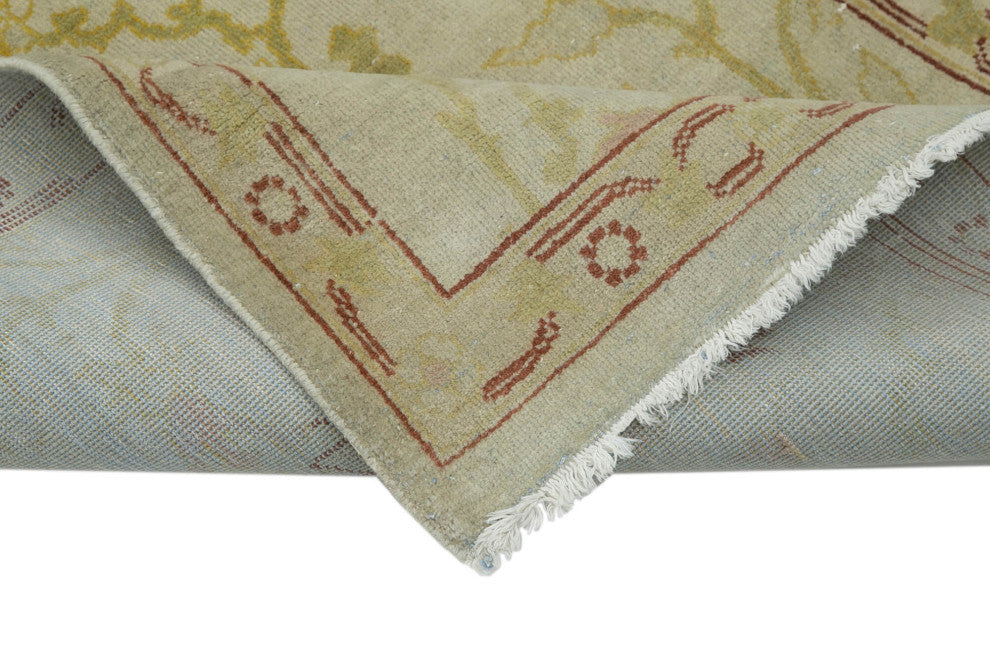 Rug N Carpet - Hand-Knotted Oriental 2' 7" x 10' 9" Runner Oushak Area Rug