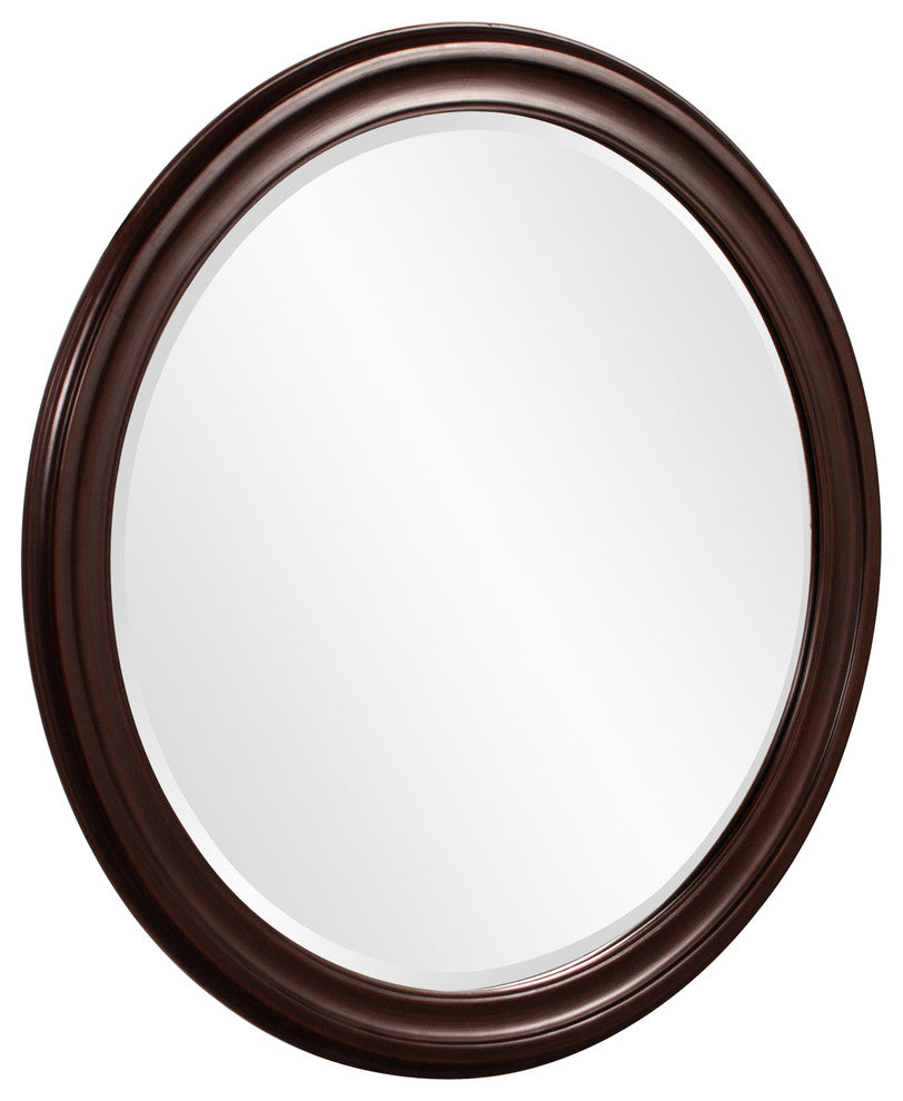 Howard Elliott George Round Mirror, Bronze