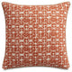 Sundance Foster 20" Square Throw Pillow, Set of 2, Spice Orange