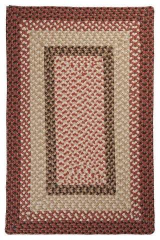 Tiburon TB79 Rusted Rose Indoor/Outdoor Area Rug, Rectangular 5'x8'