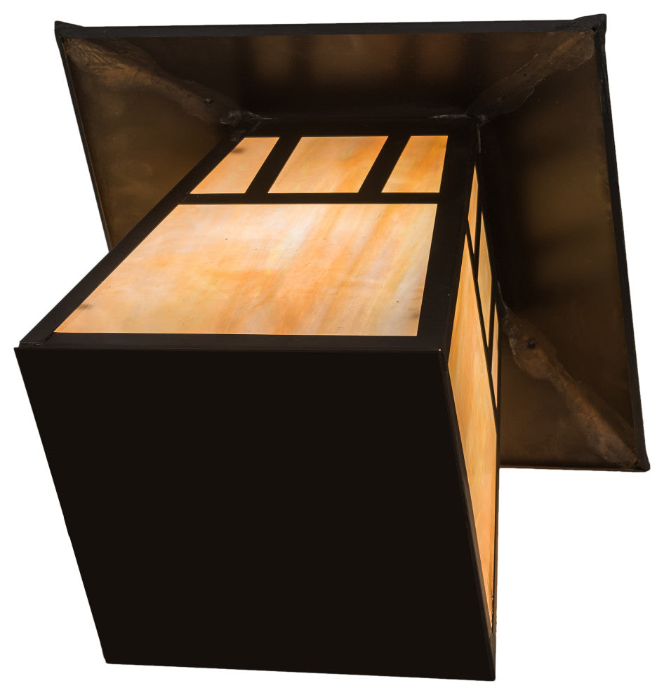 12 Square Stillwater Double Bar Mission Deck Light