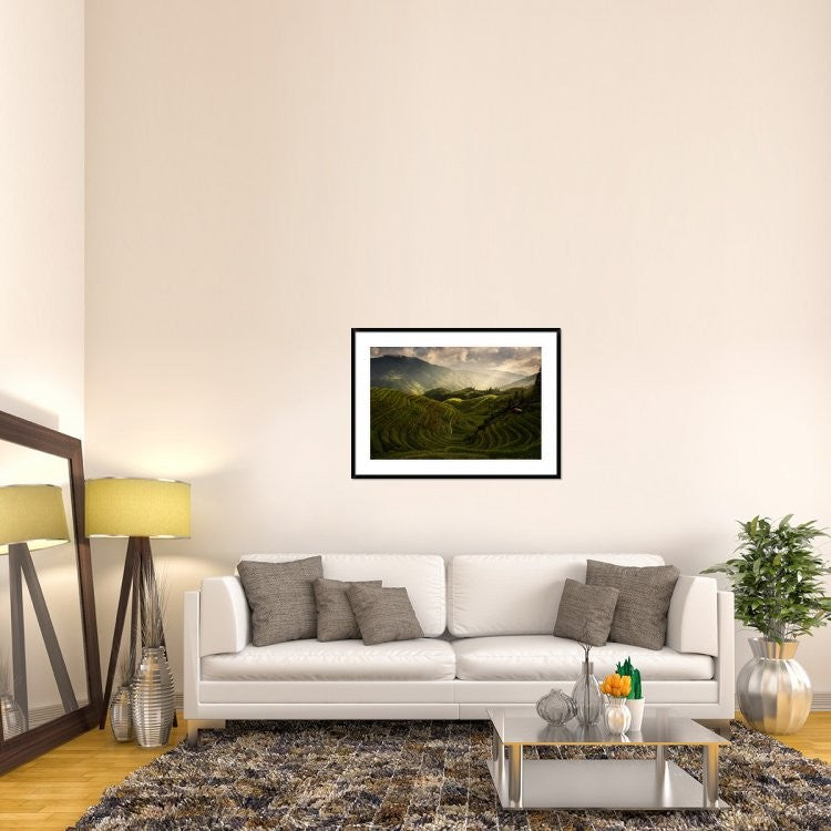 "A Tuscan Feel In China" Framed Digital Print by Max Witjes, 44x32"