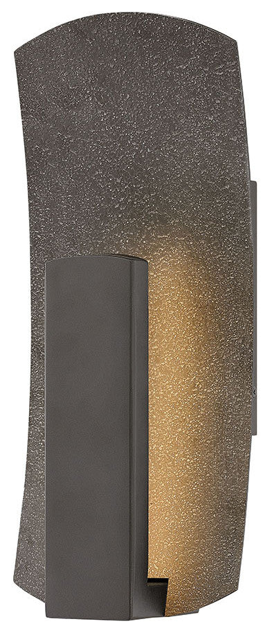 Hinkley Bend Small Wall Mount Lantern, Bronze