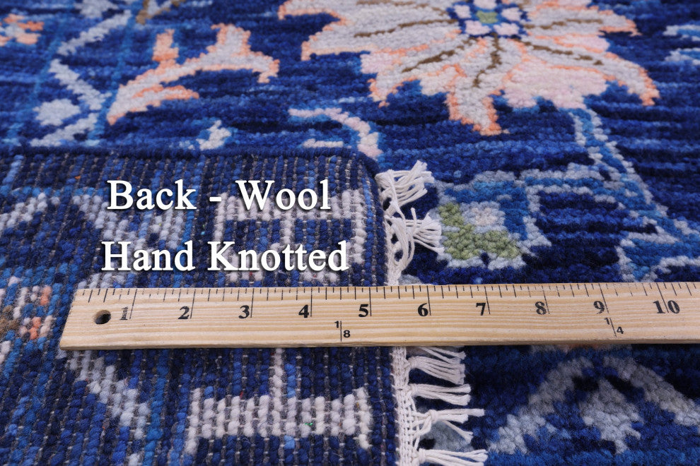 Handmade Signed Turkish Oushak Wool Rug 9' 3" X 11' 9" - Q13585
