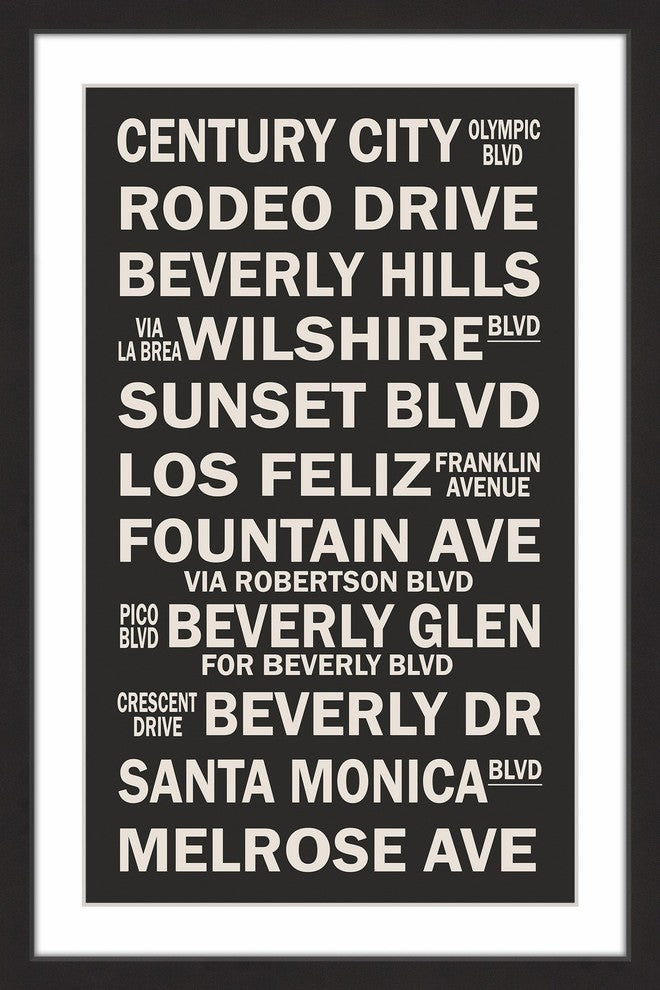"Famous California" Framed Painting Print, 16x24