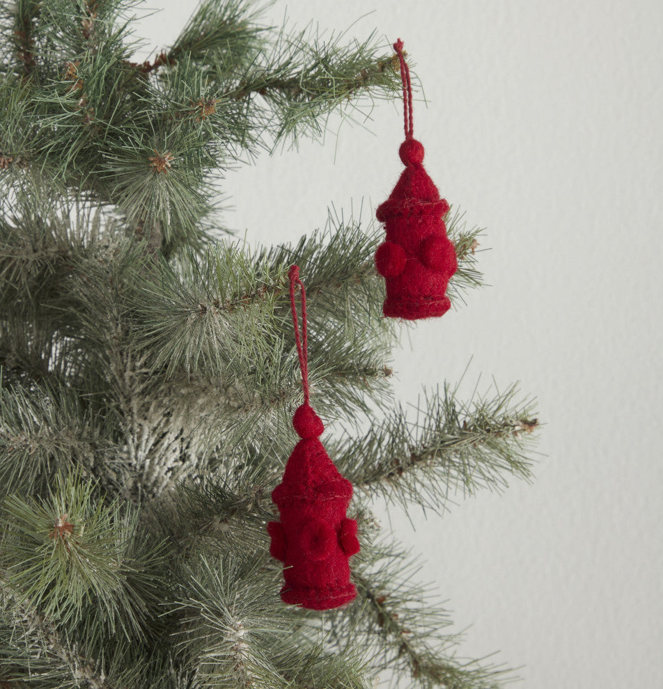 Dog Themed Christmas Decoration Set for Table Top Trees - 9 Pieces