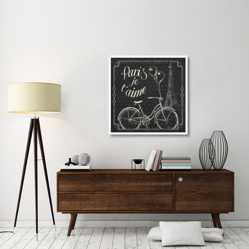 "Vive Paris VII" Digital Paper Print by Janelle Penner, 38"x38"