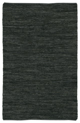 Saket Contemporary Area Rug, Black, 5'x7'6" Rectangle