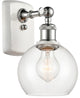 Innovations 516-1W-WPC-G122-6-LED 1-Light Sconce, White, Polished Chrome