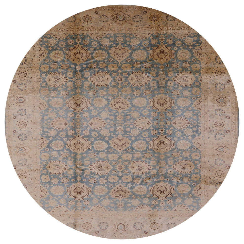 Ahgly Company Indoor Round Mid-Century Modern Area Rugs, 7' Round