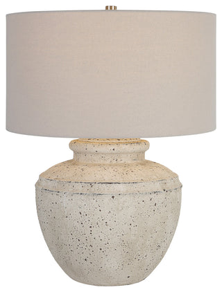 Uttermost Artifact Aged Stone Table Lamp