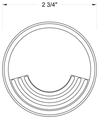 Hinkley Flare Led Uni-Directional Well Light, Stainless Steel