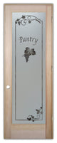Pantry Door - Grape Cluster Grape Ivy - Douglas Fir (stain grade) - 28" x...