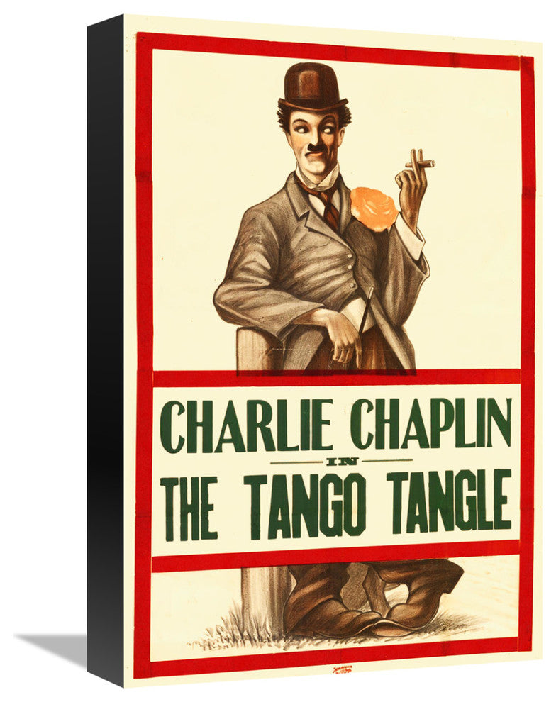 Charlie Chaplin, The Tango Tangle, 1918, 11x16