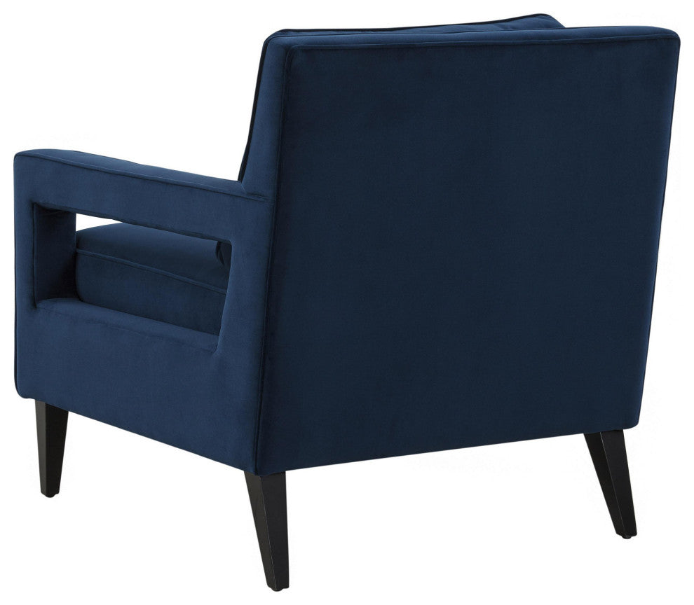 Luna Sapphire Blue Accent Chair