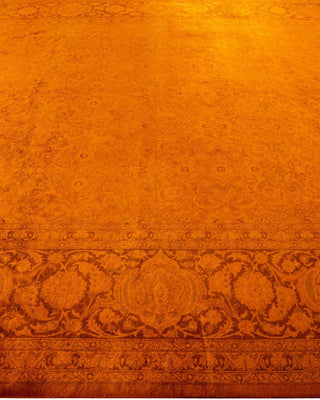 Fine Vibrance, One-of-a-Kind Hand-Knotted Area Rug Gold, 9'3"x12'3"