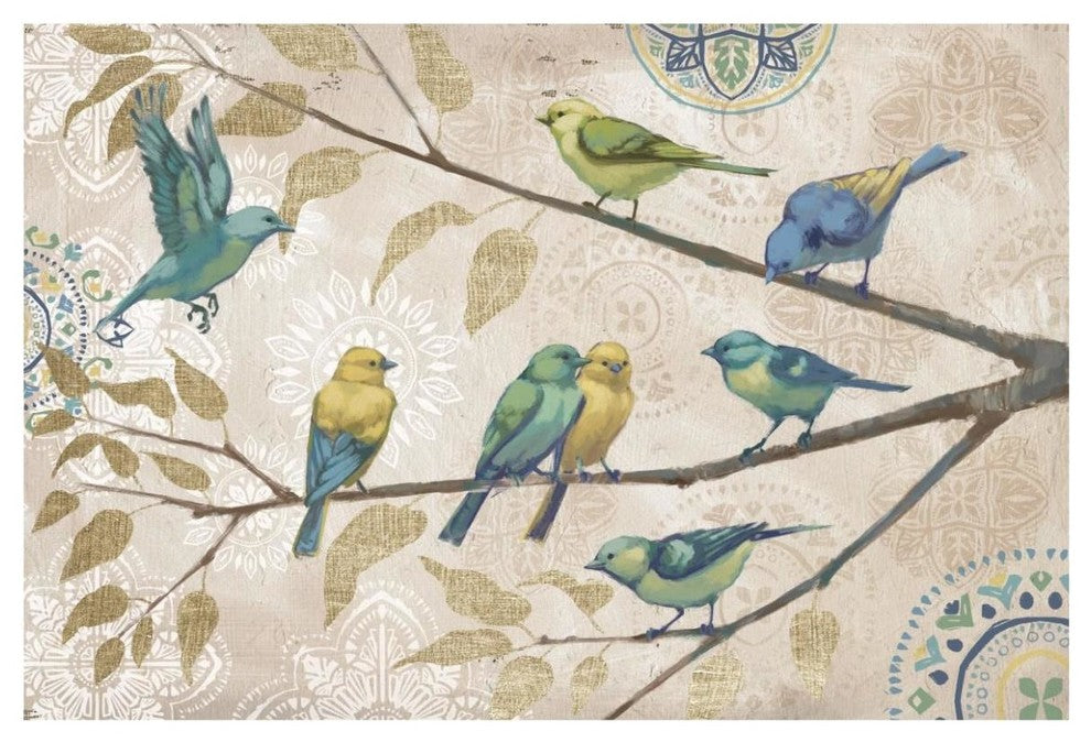 "Fly Away I With Suzani" Digital Paper Print by Janelle Penner, 62"x42"