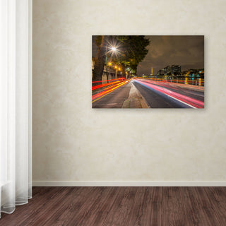 'Here Is Paris' Canvas Art by Mathieu Rivrin