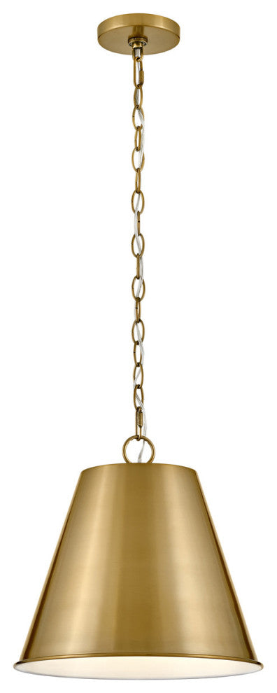 Lark 83527 Blake 1 Light 13"W Pendant - Lacquered Brass