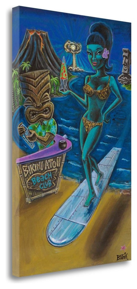 "Shes The Bomb" By Beatnik (Graeme Mckim), Giclee Print on Gallery Wrap Canvas