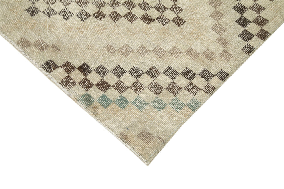 Rug N Carpet - Handmade Anatolian 4' 8'' x 8' 8'' Antique Vintage Rug