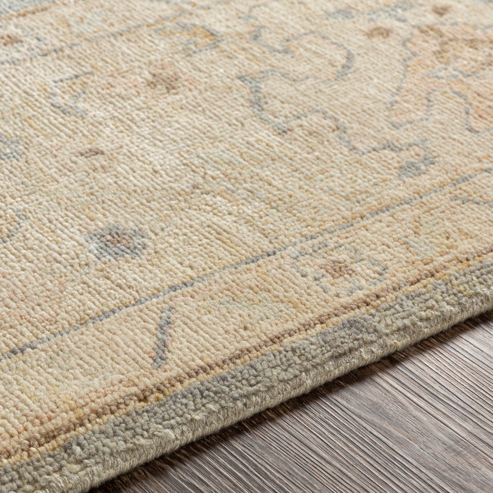 Surya Normandy NOY-8007 Traditional Area Rug, 6' x 9' Rectangle