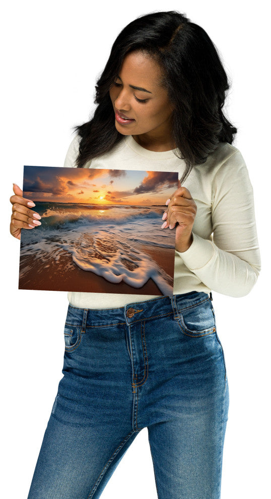 Coastal Artwork: California Dreamin' Photorealistic Digital Art Loose, 8" X 10"