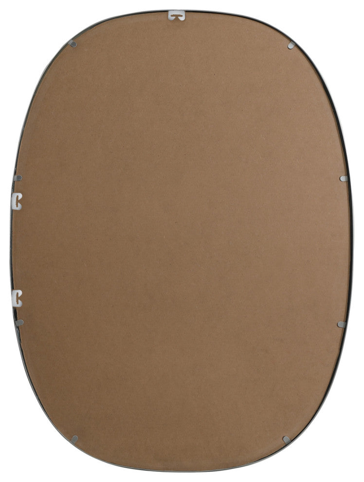 Elegant Lighting MR2B3040 Brynn 30" W x 40" H Modern Oval - Silver