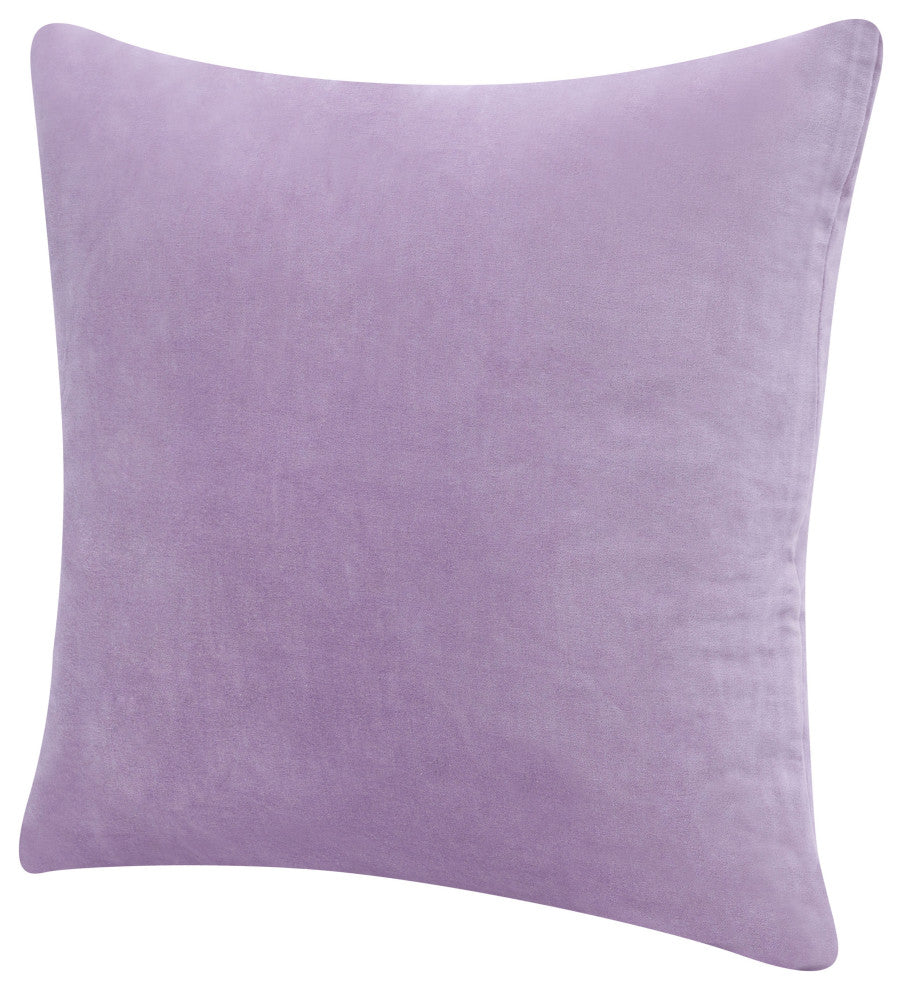 Stacy Garcia Lilac Velvet Handmade Throw Pillow