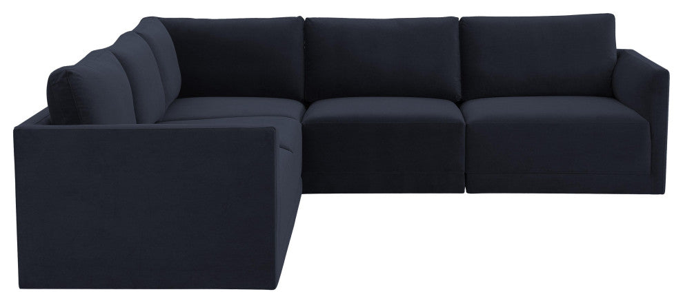 Willow Navy Modular L Sectional