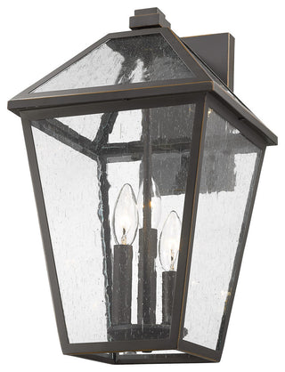 Z-Lite 579B Talbot 3 Light 18" Tall Marine Grade Outdoor Wall - Rubbed Bronze