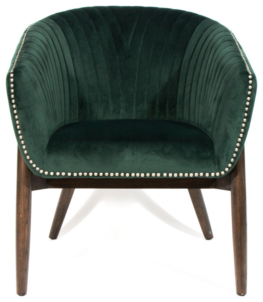 Nadia Club Chair, Green
