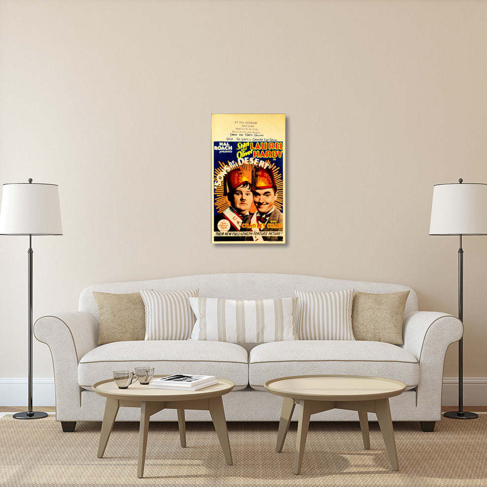 "Laurel & Hardy - Sons of the Desert" Canvas by Hollywood Photo Archive, 23x40"