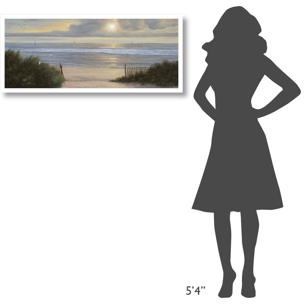 "Summer Moments II" Digital Paper Print by Diane Romanello, 42"x18"