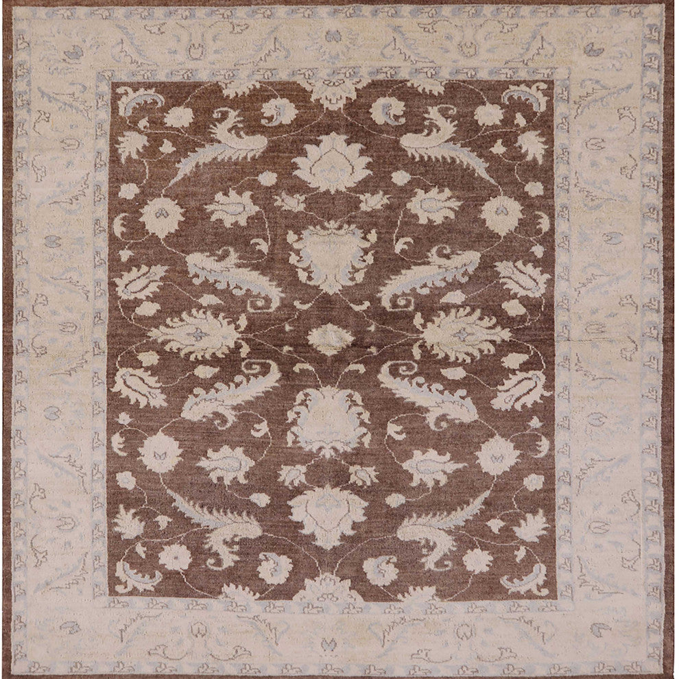 Ahgly Company Indoor Square Mid-Century Modern Area Rugs, 4' Square