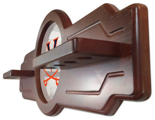 Virginia Cue Rack in English Tudor Finish