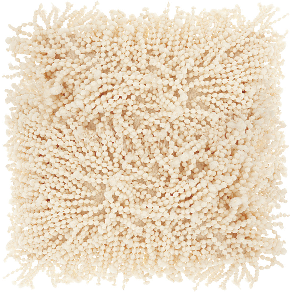 Mina Victory DC105 Throw Pillow, Ivory, 20" x 20"