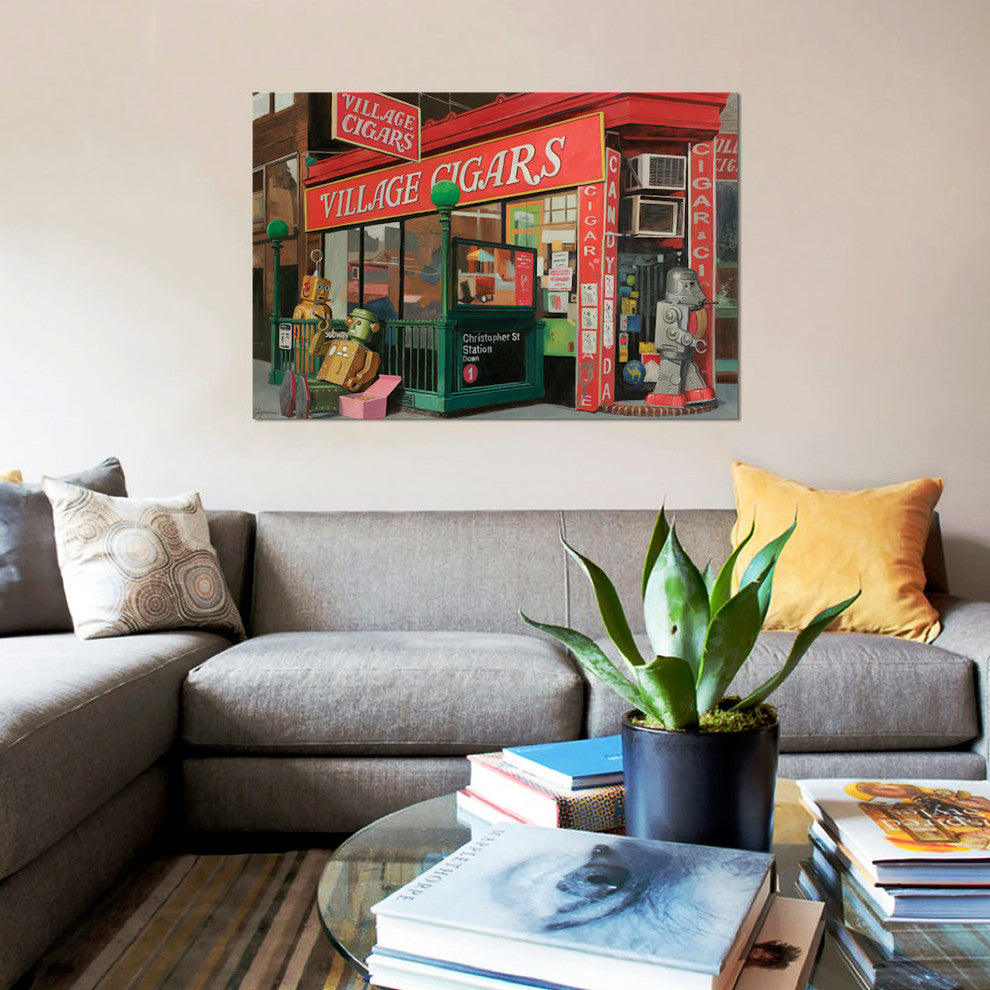 "The Connoisseurs 2" by Eric Joyner, Canvas Print, 40"x26"