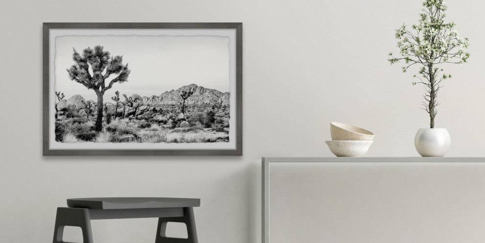 "Joshua Tree National Park" Framed Painting Print, 18"x12"