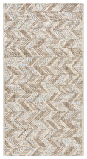 Surya Santa Cruz STZ-6004 7'10"x10'10" Rug, Tan/Ivory/Khaki/Sky Blue/Camel