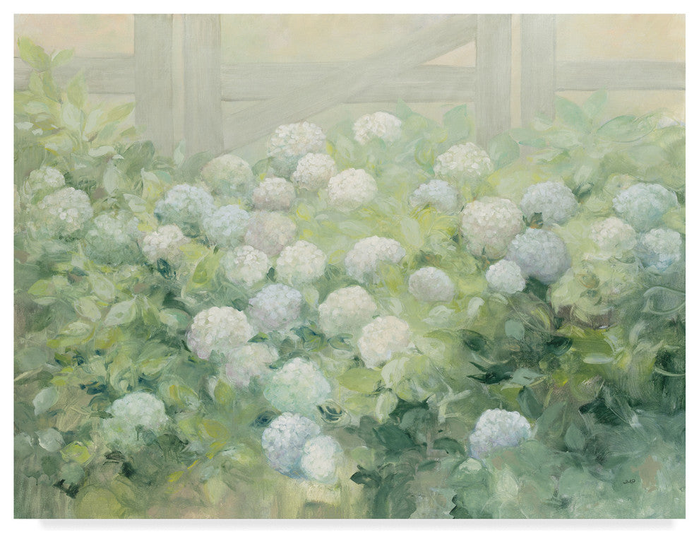 Julia Purinton ''Hydrangea Lane'' Canvas Art, 47"x35"