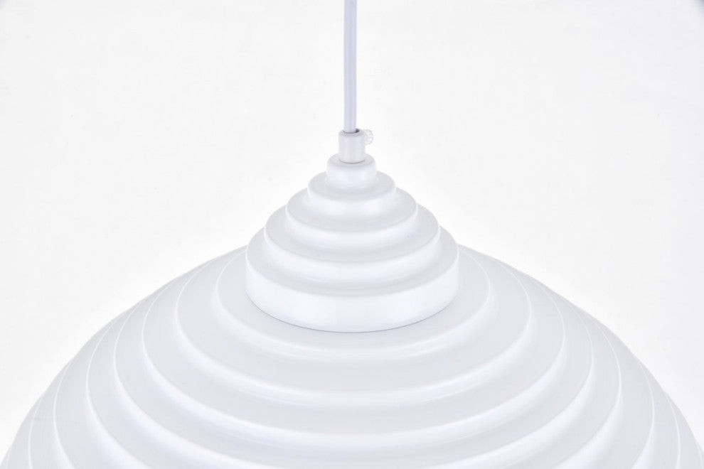 Courtney 1-Light White Pendant